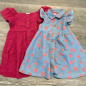 Penelope Mack & Jumping Beans Magenta and Blue Flower Dress
Girls 4T